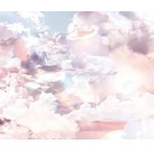 Papier peint panoramique intissé P6027A-VD3 Clouds 3 pces 300 x 250 cm-thumb-0
