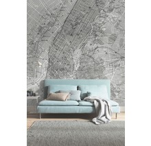 Papier peint panoramique intissé P033-VD2 NYC Map 2 pces 200 x 250 cm-thumb-1