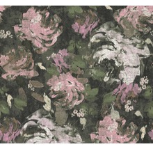 Papier peint intissé 36772-6 Character fleurs rose vert-thumb-0