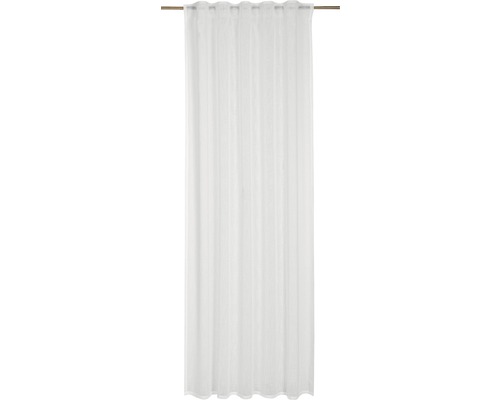 Rideau avec ruban de rideau Selection blanc 140x255 cm