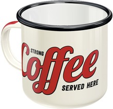 Mug en émail Strong Coffee-thumb-0