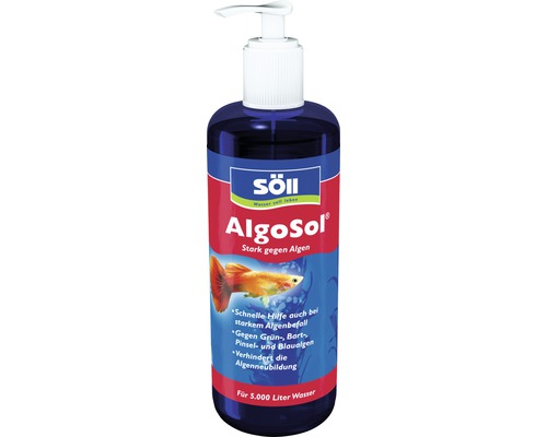 Algicide Söll AlgoSol aquariophilie 500 ml