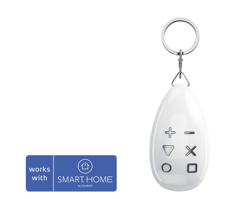 Télécommande Fibaro KeyFob SMART HOME by hornbach avec capteur de température-0
