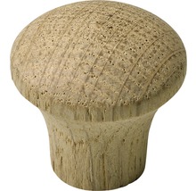 Bouton de meuble chêne brut Ø 29 mm, 1 pièce-thumb-0