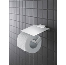 Dérouleur papier toilette GROHE Selection Cube avec couvercle chrome 40781000-thumb-1