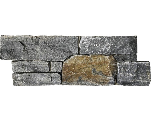 Pierre de parement en pierre naturelle dans une enveloppe en béton Val Gardena 20 x 60 cm