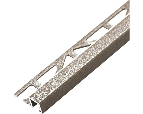 Profilé de finition Dural Squareline 11 mm longueur 250 cm aluminium marron-0