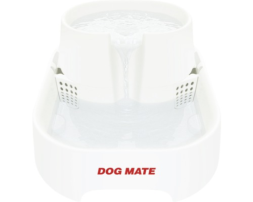 Fontaine à eau Dog Mate 6 l 37x28x17 cm blanc-0