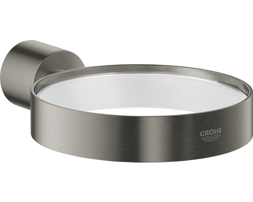 Support GROHE Atrio New pour distributeur de savon hard graphite brossé 40305AL3-0