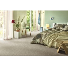 Teppichboden Kräuselvelours Sedna® Proteus 100% Econyl® Garn beige 400 cm breit (Meterware)-thumb-1