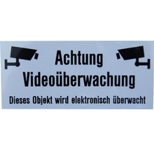 Autocollant « Videoüberwachung » 40x90 mm-thumb-0
