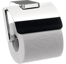 Porte-rouleau toilette Emco Trend chrome avec couvercle 020000102-thumb-0