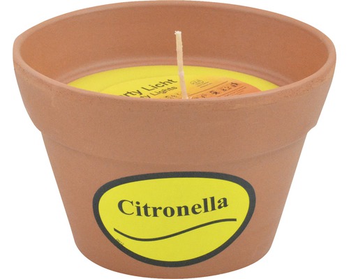 Bougie dans coupe en argile Citronella Ø 11,5 cm H 7,5 cm terre cuite Bougie dans coupe en argile Citronella Ø 11,5 cm H 7,5 cm terre cuite