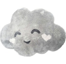 Tapis nuage gris 60x80 cm-thumb-0