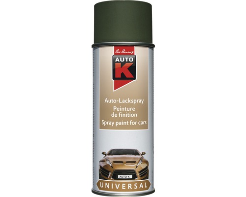 Auto-K peinture en aérosol universelle olive nato mat 400 ml