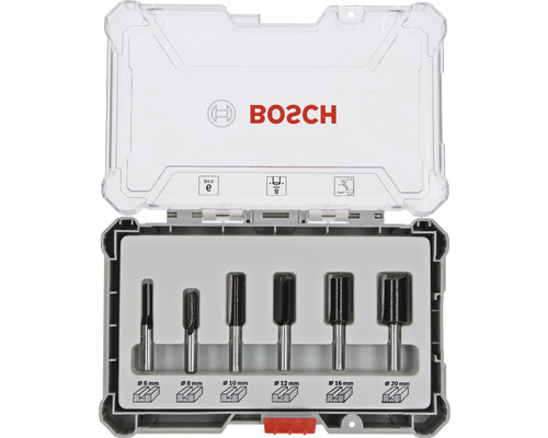 Kit de fraisage Bosch 6 pièces 8mm