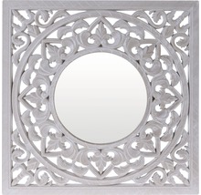 Spiegelornament weiß 50x50 cm-thumb-0