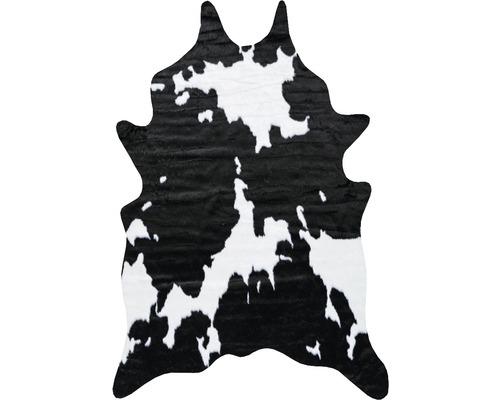 Peau artificielle Philippines Cow noir-blanc 150x200 cm