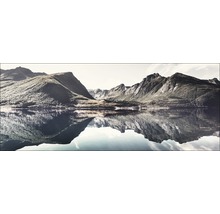 Tableau en verre Nordic Lake 50x125 cm-thumb-0