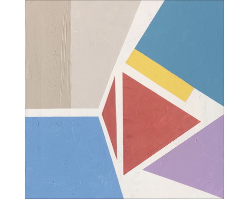 Image sur toile Colourful Shapes II 27x27 cm-0