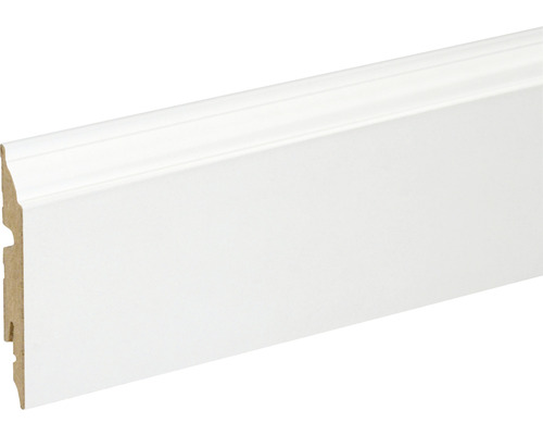 Plinthe SKANDOR blanc à peindre FU82L 13x80x2400 mm