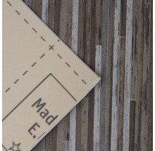 PVC Elara parquet à lames brun metallic 400 cm de largeur (article au mètre)-thumb-4