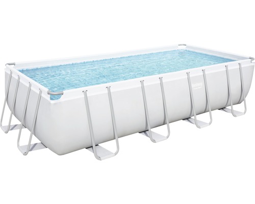 Aufstellpool Framepool-Set Bestway eckig 488x244x122 cm inkl. Sandfilteranlage, ChemConnect Dosierer, Leiter und Abdeckplane grau Aufstellpool Framepool-Set Bestway eckig 488x244x122 cm inkl. Sandfilteranlage, ChemConnect Dosierer, Leiter und Abdeckplane grau