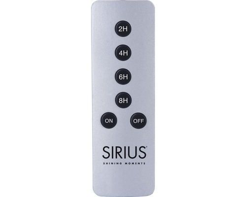 Télécommande Sirius en aluminium avec pile