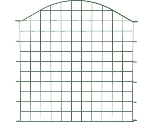 Panneau de clôture enfichable ALBERTS arceau en haut 77,7 x 78,5 cm vert