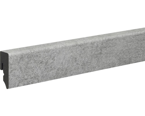 Plinthe SKANDOR PVC KU048L gris mat 15x38,5x2400 mm