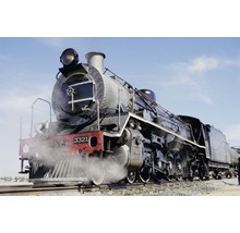 Fototapete Vlies Vintage steam train 350 x 260 cm-thumb-0
