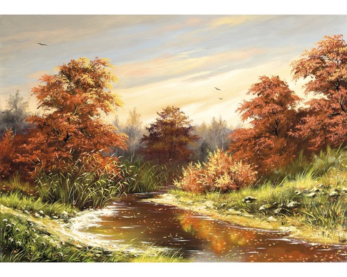 Fototapete Vlies Autumn Landscape 350 x 260 cm-0