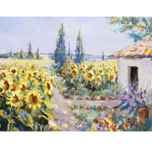 Fototapete Vlies Landscape Painting 350 x 260 cm-thumb-0