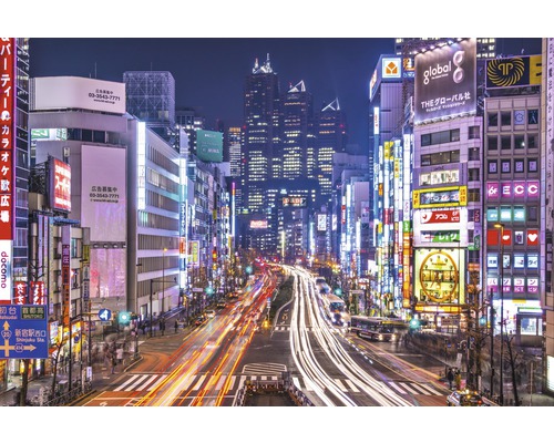 Papier peint photo intissé Shinjuku Tokyo 350 x 260 cm-0