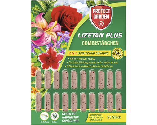 Bâtonnets contre les parasites des plantes Protect Garden Lizetan Plus 20 pièces