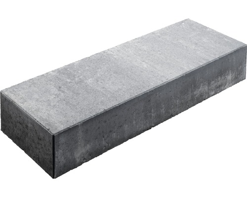 Bloc de marche en béton gris-anthracite 100x35x16 cm