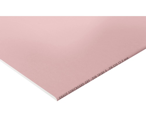 Plaque de plâtre Sonicboard Knauf plaque de protection phonique GKF 2000 x 600 x 12,5 mm