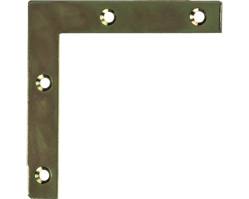 Möbelwinkel 50 x 50 x 10 mm, galv. gelb verzinkt, 1 Stück