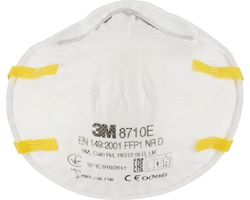 Masque respiratoire 3M™ 8710PRO20, niveau de protection FFP1, lot de 20-0