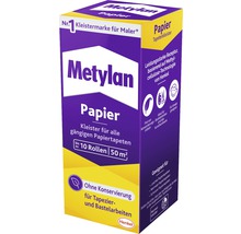 Colle de peint papier Metylan pour papiers peints en papier 125 g-thumb-0