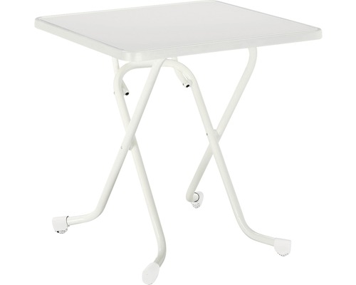 Table pliante Best 67 x 67 H 70 cm blanc
