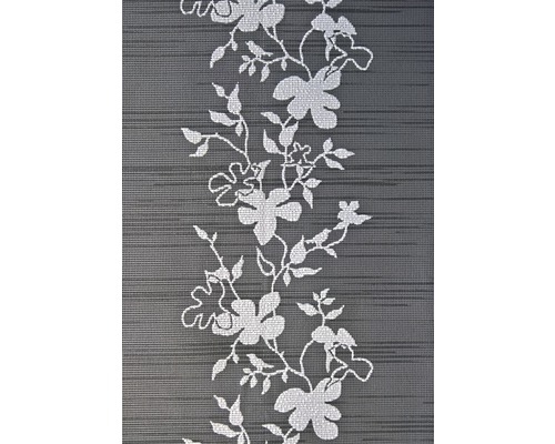 Chemin de table Miami 3D Flowers anthracite 40x150 cm