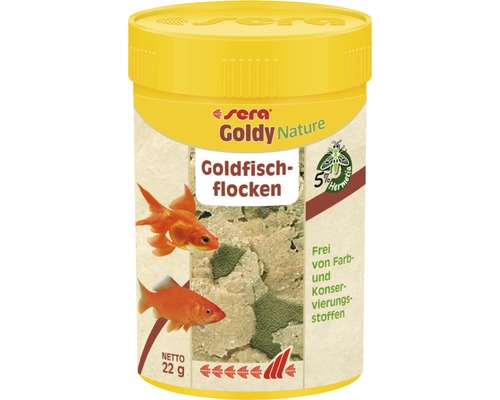 Flocons pour poisson rouge sera Goldy Nature 100 ml