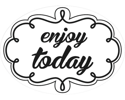 Empreinte « enjoy today »