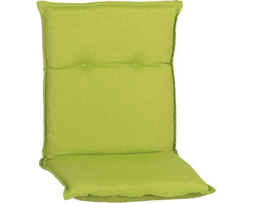 Galette d'assise pour siège à dossier bas Toledo 80 x 46 cm coton-tissu mélangé vert-0