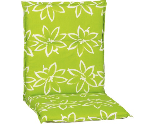 Galette d'assise pour siège à dossier haut Bhamo 60 x 50 cm coton-tissu mélangé vert-0