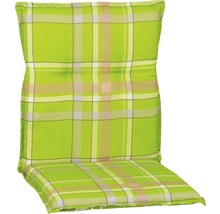 Galette d'assise pour siège à dossier haut Bhamo 60 x 50 cm coton-tissu mélangé vert-thumb-1