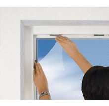 Moustiquaire home protect pour fenêtre sans perçage blanc 100x100 cm-thumb-3