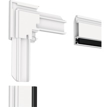 Moustiquaire home protect fenêtre à cadre aluminium blanc 100x120 cm-thumb-6