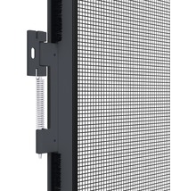 Moustiquaire de porte à cadre fixe en alu XL home protect anthracite 120x240 cm-thumb-6